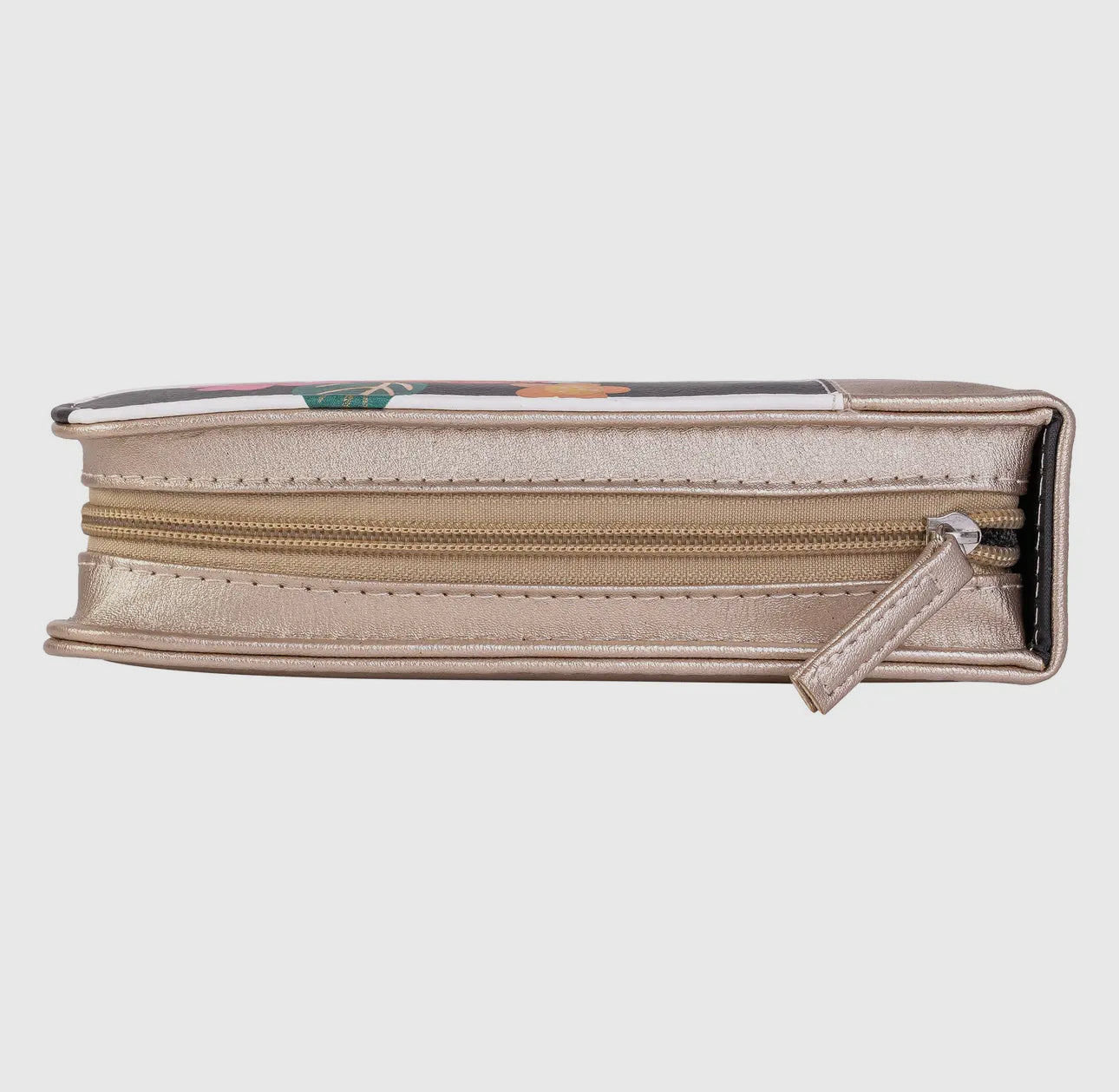Black & White Stripe & Floral Deluxe Bible Cover