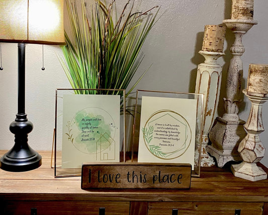 Cherished Home 8 x 10 Wall/Table Art