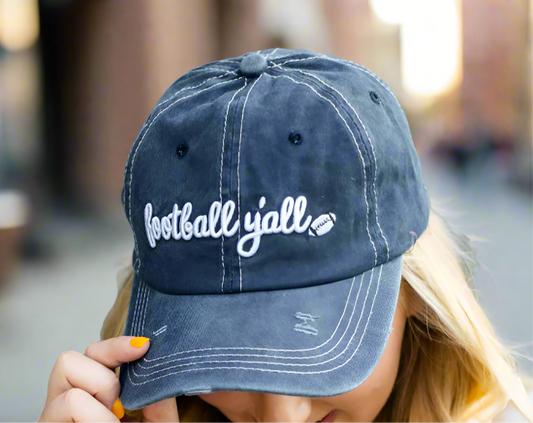 Embroidered ‘Football Y’all’ Hat
